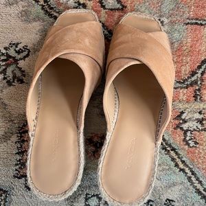 Vince Gaelan Wedge Suede Espadrille sandal